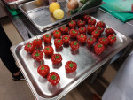 De gevulde paprika's