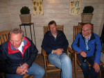 De mannen in 'de hut' (Bert, Dick en Joost)