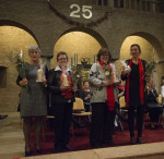 Jubilarissen (25 jaar lid koor!)